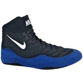 Nike Inflict Blue/Black Wrestling Boxing Shoes 325256 013 Sz 7.5