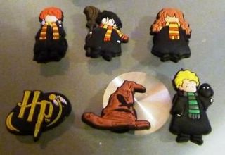 Harry Potter   Shoe Charms   x 6 Shoe Charms   Cake Toppers   Charm
