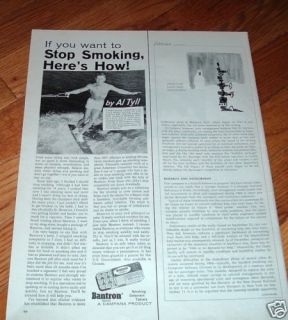 1969 Bantron Ad Al Tyll Trick Water Skiing