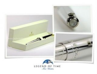 Official Rolex Pen Giftbox Platinum Finish Engraved Elegant Writing