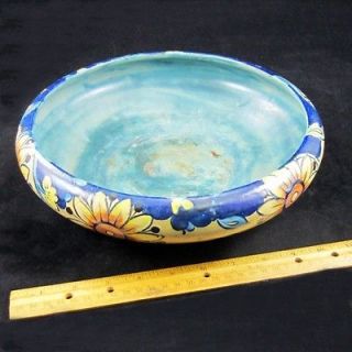 Antique Ellgreave Earthenware Console Bowl Aster Pattern late 1880s