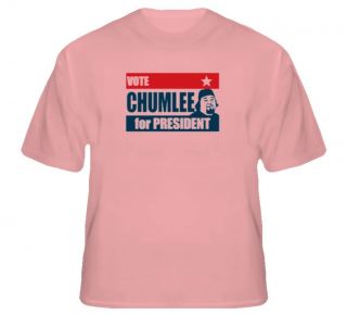 New Vote Chumlee For President Funny Light Pink T Shirt