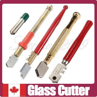 Portable Oil Feed Diamond Tipped Glass Cutter Cutting Art Tool