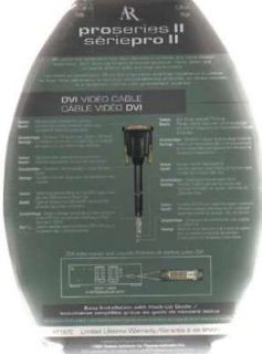 Acoustic Research 1.8m (6 ft) DVI Video Cable, New Consumer