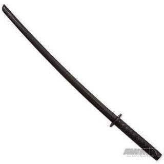 40 in. Hard Plastic Bokken Black Martial Arts Training Weapons Samurai