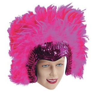 Mardi Gras Notting Hill Carnival Festival Feather Headdress PINK