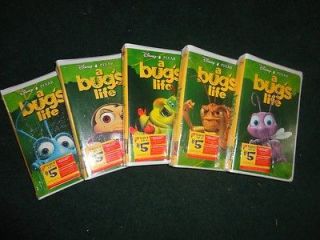 Disneys A Bugs Life Movie VHS Different Character Covers NEW SEALED