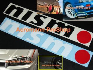 2x 12 30.5cm Nismo dot decal sticker nissan GT R SE R S15 S14 S13