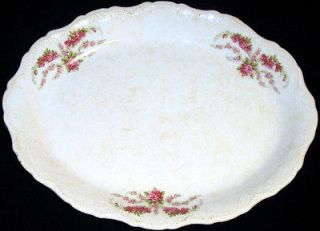 Vintage Semi Vitreous Porcelain Platter 1920s Knowles Taylor & Knowles