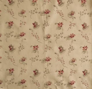 PIERRE DEUX Pensee Ivory Floral Printed Cotton New Remnant France