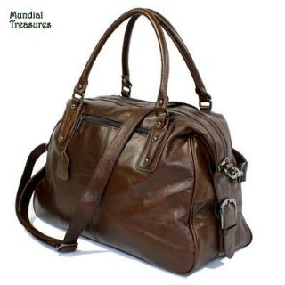 THE EXPAT OVERNIGHT DUFFEL BAG   mens  womens leather weekender