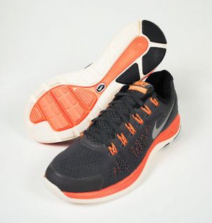 Nike Lunarglide+ 4 524977 008 Midnight Fog Silver Orange Men Running