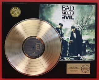 EMINEM SLIM SHADY 24KT GOLD LP LTD EDITION RARE RECORD DISPLAY AWARD