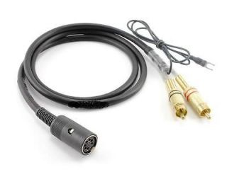 & Olufsen Din7 Female to Gold 2 RCA Male TurnTable Cable w/ Ground