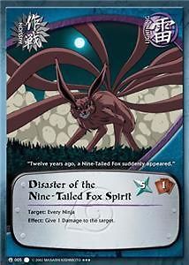 005 DISASTER OF THE NINE TAILED FOX SPIRIT Naruto NEW