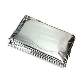 Parachute Material Sheet Mylar 53x 84 Silver Colored