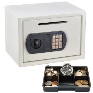 Digital Depository Drop Safe Cash Money Jewelry Gun Box Security