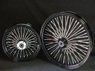 DNA 52 SPOKE FAT DADDY BLACK WHEEL 4 HARLEY SOFTAIL TOURING BAGGERS