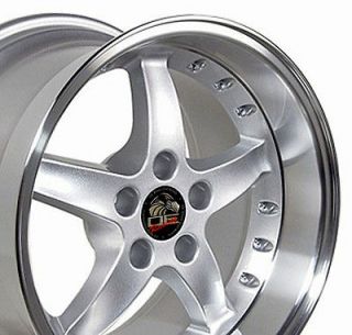 Single 17x10.5 Silver Cobra R Wheel Fits Mustang® 94 04