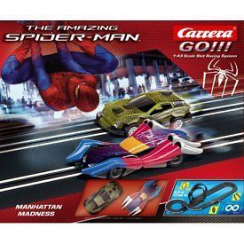 Newly listed CARRERA GO 143 SCALE SPIDERMAN ELECTRIC SLOT CAR RACE