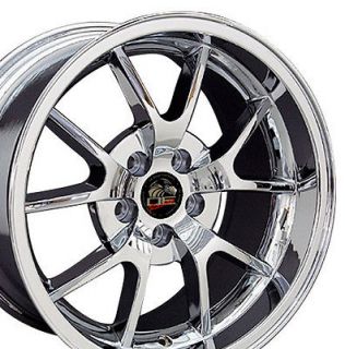 18 9/10 Chrome FR500 Wheels Rims Fit Mustang® 94 04