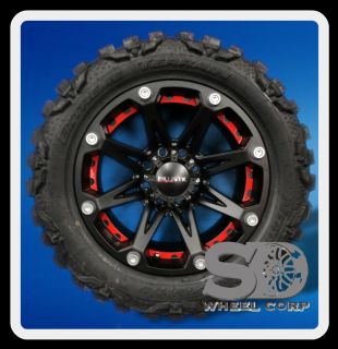 Jester 6x135 w 33x12 50x20 Nitto Mud Grappler MT Wheels Rims