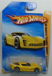Hot Wheels 1 64 2010 HW Premiere 09 Corvette Stingray Concept Hard to
