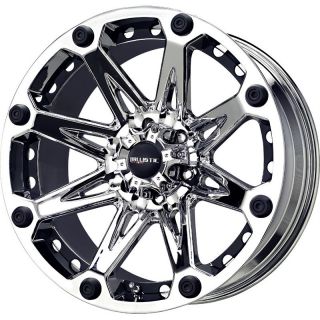 18 inch Ballistic Jester Chrome Wheels Rims 8x170 12 Ford F250 F350