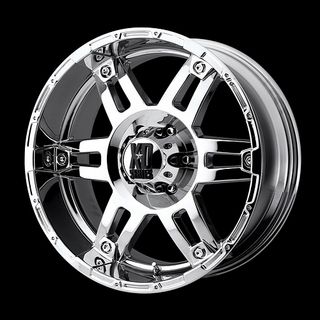 Chrome with 33x12 50x20 Federal Couragia MT Tires Wheels Rims