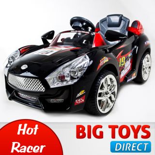Hot Racer Kids Electric Power Ride On Car  & RC Remote Sport Wheels