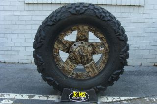 XD ROCKSTAR Wheels G1 Camo 33x12.50R18 Nitto Mud Grappler MT 33 tires