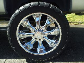 Toyo Open Country M T Tires on 24 8 Lug American Racing Rims