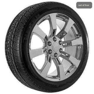 24 inch GMC truck Yukon Denali 2011 Sierra chrome wheels rims and