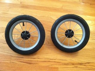 Pair of Rear Wheels for 08 Bumbleride Indie Twin Stroller