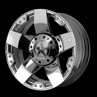 Chrome Rims with 33x12 50x20 Nitto Mud Grappler MT Tires Wheels