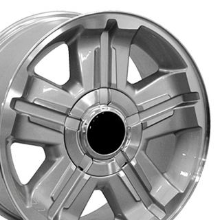 18 Silver Z71 Wheels Set of 4 Rims Fits Chevrolet