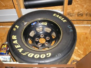 RARE 2002 Jimmie Johnson 48 Race Used Tire and Wheel Rim Rookie Year