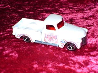Hot Wheels 52 Chevy Pickup Truck White 50s 1950s 1 64 s Scale Car
