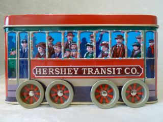 Hersheys Transit Company Bus Tin Wheels That Roll Cute