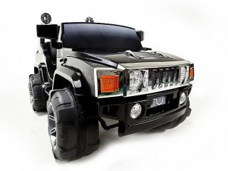 12V Double Engine Ride on Power Hummer Style Wheels Jeep Car