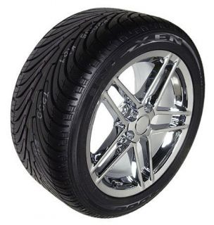 17x9 5 C6 Z06 Chrome Wheels Rims Tires Fits Camaro