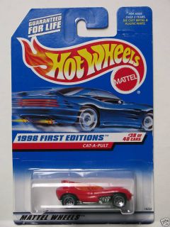 Hot Wheels Cat A Pult Red Tampo Variation Buy It Now