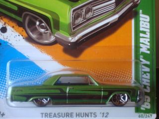 Hot Wheels 2012 Treasure Hunt T Hunts New 65 Chevy Malibu