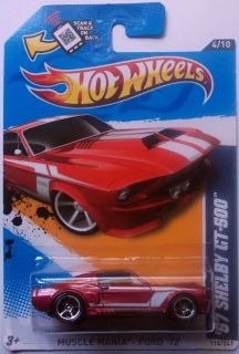 2012 Hot Wheels 67 Shelby GT 500 Col 114 Kmart Exclusive