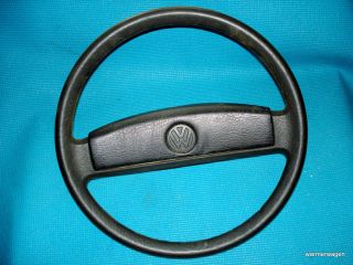 VW Volkswagen Vanagon Power Steering Wheel Black 80 91