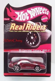 2012 Hot Wheels RLC Red Line Club 85 Chevrolet Camaro Iroc Z Z 28 Real