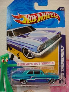 2013 C 2012 i Hot Wheels FORD THUNDERBOLT 115 met BLUE Muscle Mania