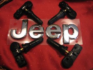 Jeep TPMS Tire Sensors Set 56029479 2010 12 Brand New