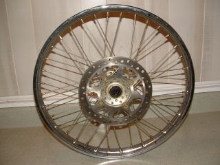 2001 Yamaha TTR125L TTR 125L Front Wheel and Brake Dish