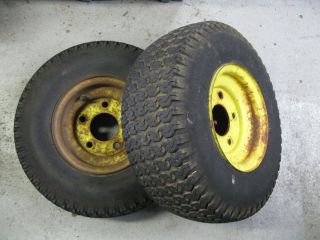 John Deere 108 Lawn Tractor Rear Wheels Tires